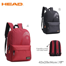 Cargar imagen en el visor de la galería, MOCHILA HEAD 28175