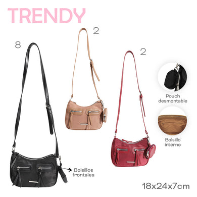CARTERA C/MONEDERO TRENDY 28403