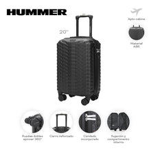 Cargar imagen en el visor de la galería, VALIJA CARRY ON HUMMER 28560