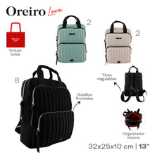 Cargar imagen en el visor de la galería, MOCHILA CARTERA OREIRO LOVE EX 28691