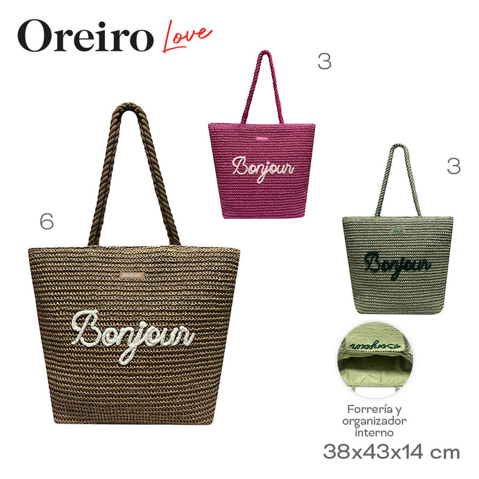 BEACH BAG OREIRO LOVE 28878