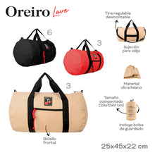 Cargar imagen en el visor de la galería, BOLSO VIAJE OREIRO LOVE 29135
