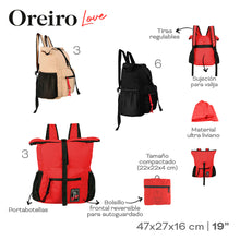 Cargar imagen en el visor de la galería, MOCHILA VIAJE OREIRO LOVE 29136