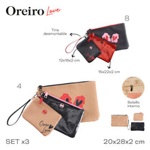 Cargar imagen en el visor de la galería, PORTACOSMETICO OREIRO LOVE 29332