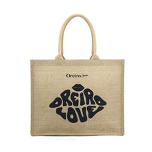 Cargar imagen en el visor de la galería, BEACH BAG OREIRO LOVE 30356 (CAFE)