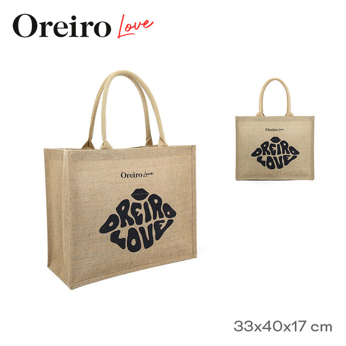 BEACH BAG OREIRO LOVE 30356 (CAFE)