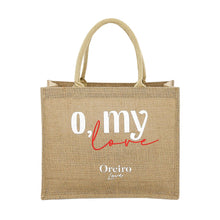 Cargar imagen en el visor de la galería, BEACH BAG OREIRO LOVE 30357 (CAFE)