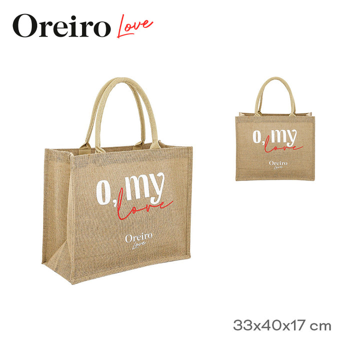 BEACH BAG OREIRO LOVE 30357 (CAFE)