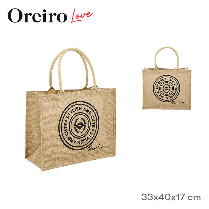 BEACH BAG OREIRO LOVE 30358 (CAFE)
