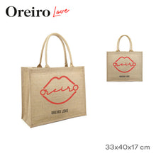 Cargar imagen en el visor de la galería, BEACH BAG OREIRO LOVE 30359 (CAFE)