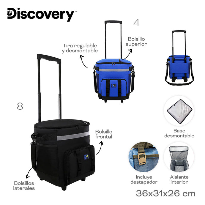 COOLER CON CARRO DISCOVERY 30434