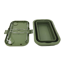 Cargar imagen en el visor de la galería, CONSERVADORA Y MESA PLEGABLE FOREST 30991 (VERDE)