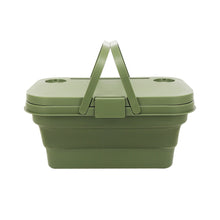 Cargar imagen en el visor de la galería, CONSERVADORA Y MESA PLEGABLE FOREST 30991 (VERDE)