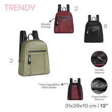 Cargar imagen en el visor de la galería, MOCHILA TRENDY 31051