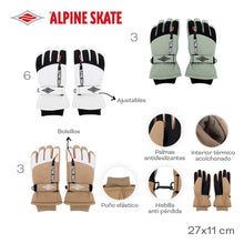 Cargar imagen en el visor de la galería, GUANTE ALPINE SKATE 31418