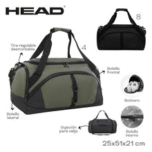 Cargar imagen en el visor de la galería, BOLSO DEPORTIVO HEAD 31628