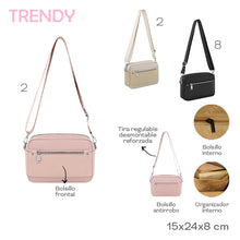 Cargar imagen en el visor de la galería, MORRAL CARTERA TRENDY 31902