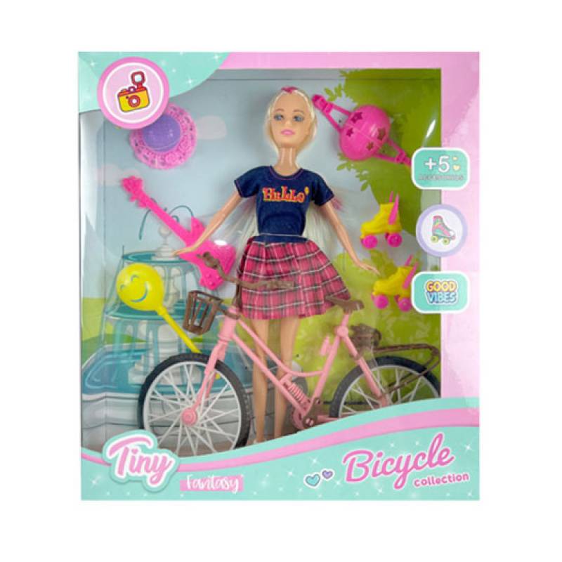 MUÑECA TINY Y SU BICICLETA 53411