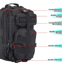 Cargar imagen en el visor de la galería, MOCHILA TACTICA BAGCHERRY 430325-430271