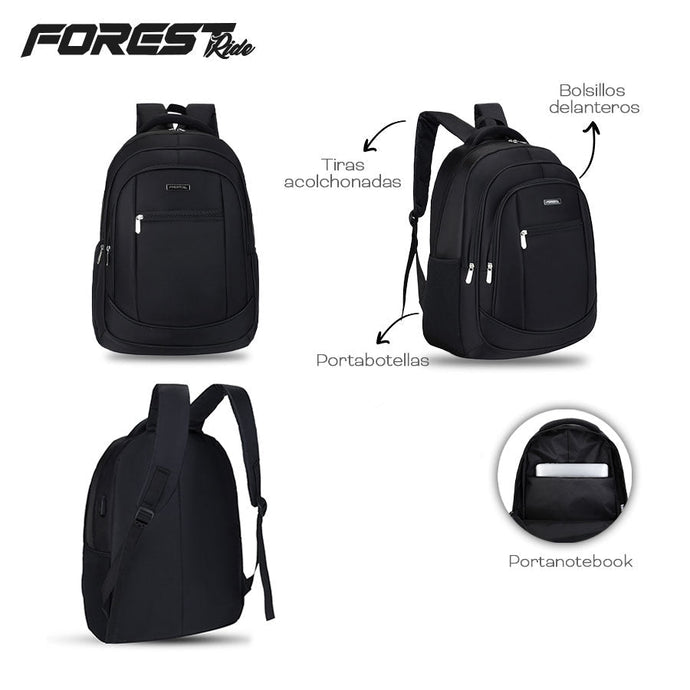 MOCHILA FOREST PORTANOTEBOOK 50738-51216-51266-51400