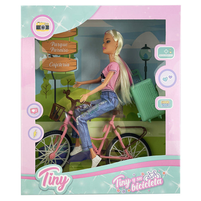 MUÑECA TINY Y SU BICICLETA 53538