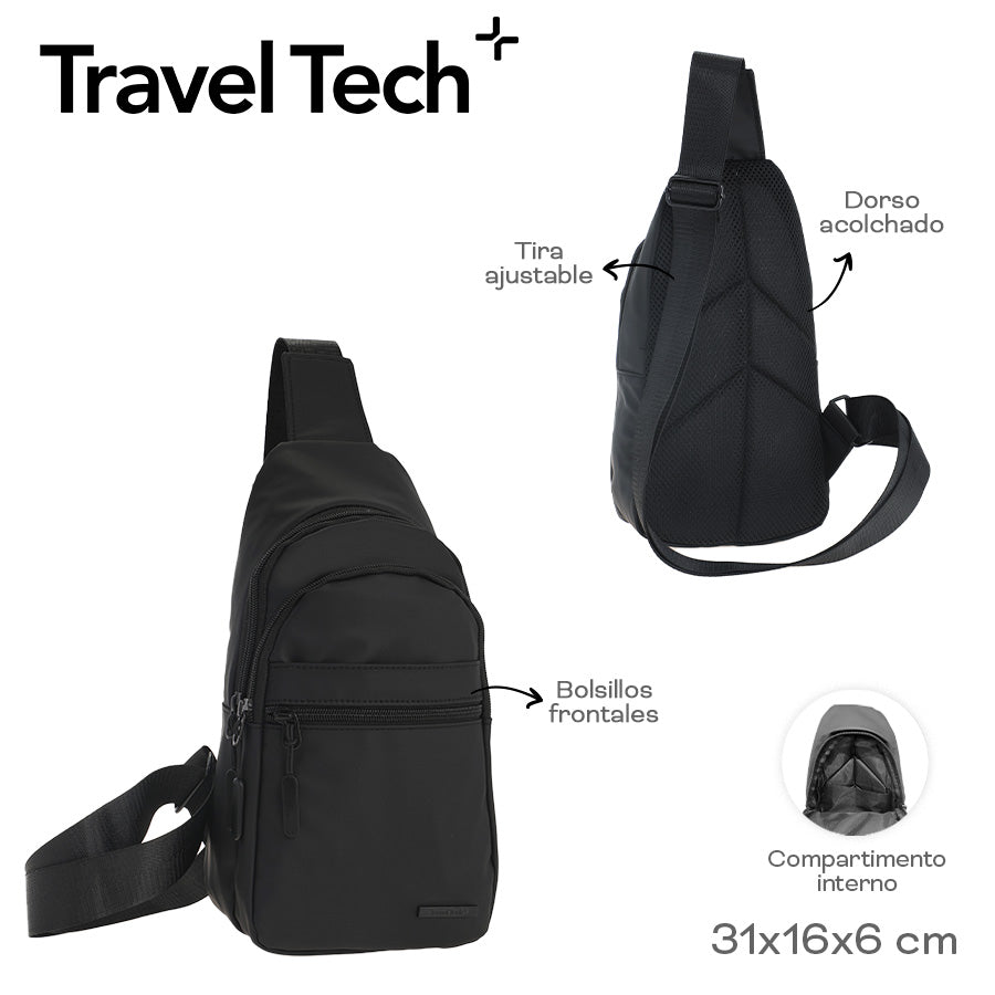 MOCHILA CRUZADA TRAVEL TECH 53548