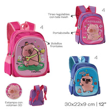 Cargar imagen en el visor de la galería, MOCHILA INFANTIL CAPYBARA 53652