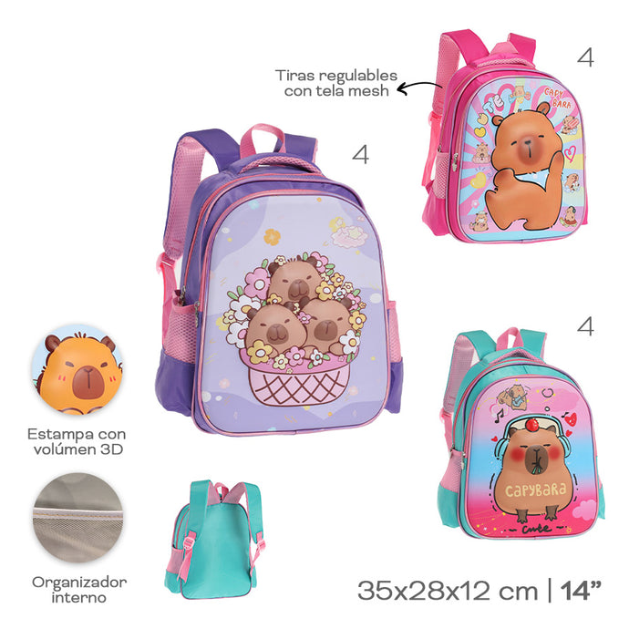 MOCHILA INFANTIL CAPYBARA 53653