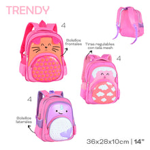 Cargar imagen en el visor de la galería, MOCHILA INFANTIL TRENDY 53665