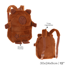 Cargar imagen en el visor de la galería, MOCHILA PELUCHE CAPIBARA 53707