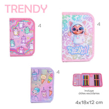 Cargar imagen en el visor de la galería, CARTUCHERA C/UTILES TRENDY 53832