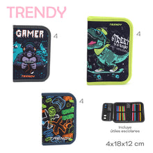 Cargar imagen en el visor de la galería, CARTUCHERA C/UTILES TRENDY 53833