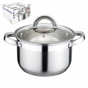 CACEROLA 26CM 7.9 LTS ACERO INOX. TRIPLE FONDO 57915514