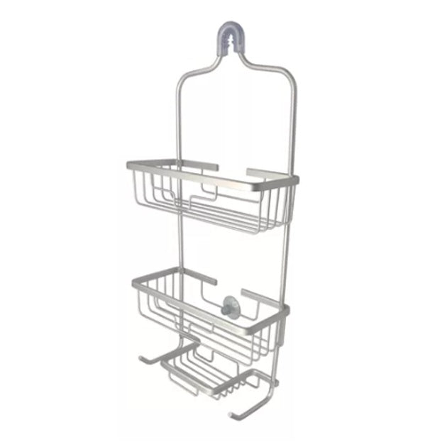 ORGANIZADOR DOBLE CON JABONERA ALUMINIO 57916850