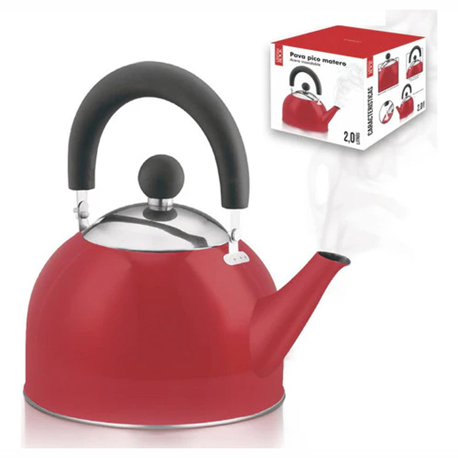PAVAS ACERO ROJA PICO MATERO 2 LTS 75086020