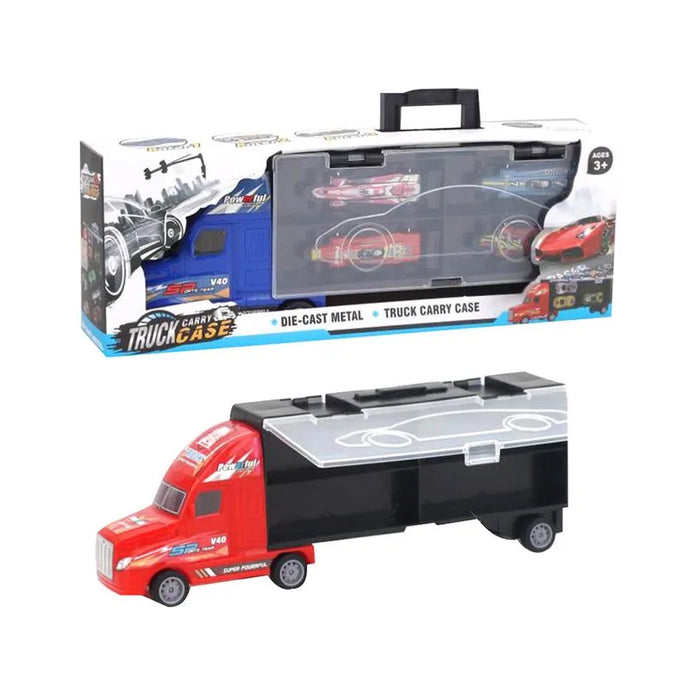 CAMION A FRICCION CON 4 AUTITOS GO SPEED 29*10*7 54430