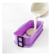 Cargar imagen en el visor de la galería, MOLDE BUDIN INGLES DESMONTABLE BASE SILICONA 57917993