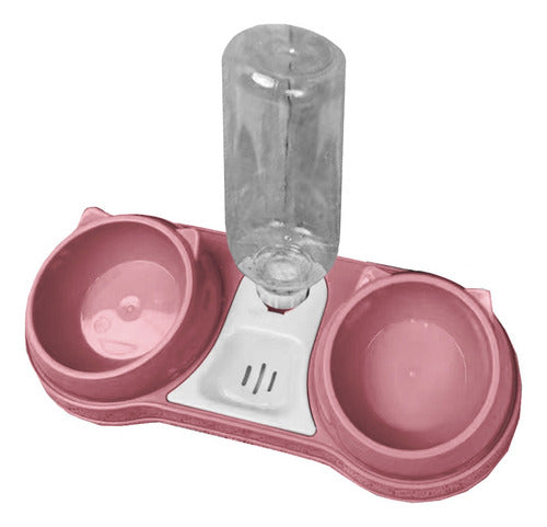 COMEDERO PLASTICO DOBLE CON BEBEDERO 57918010