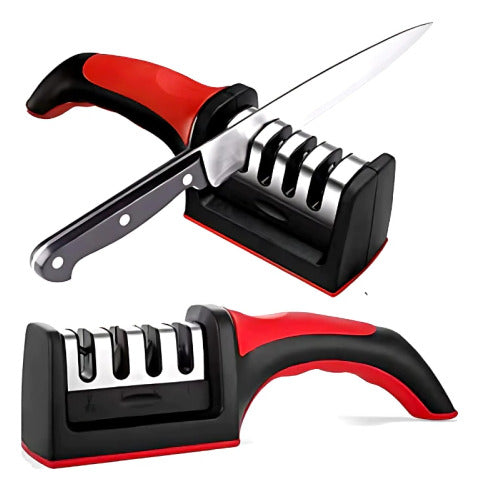 AFILADOR DE CUCHILLOS NEGRO 0760