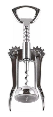 DESTAPADOR SACACORCHO BRAZOS DE ACERO DOBLE ALETA 8803