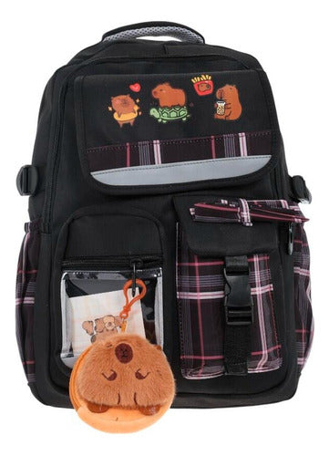 MOCHILA INFANTIL CAPYBARA 17 CAPYMO08