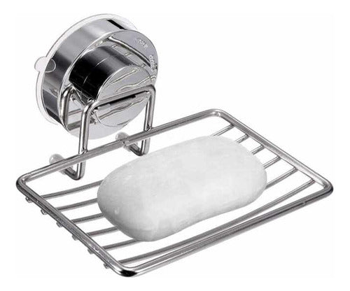 JABONERA AC INOX CON VENTOSAS 57915653