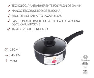 CACEROLA Nº18 C/MANGO ROSWELL 9470218