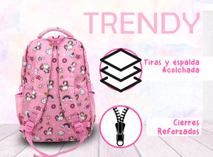 MOCHILA Y CARTUCHERA TRENDY 15295