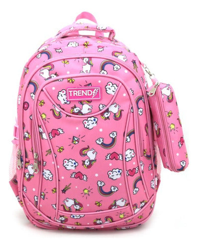MOCHILA Y CARTUCHERA TRENDY 15295