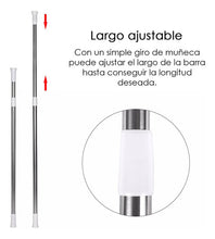 Cargar imagen en el visor de la galería, BARRAL PARA CORTINA EXTENSIBLE 110CM A 200CM 57916635