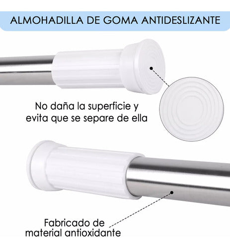 BARRAL PARA CORTINA EXTENSIBLE 110CM A 200CM 57916635