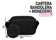 Cargar imagen en el visor de la galería, MORRAL CON MONEDERO TRENDY 18834
