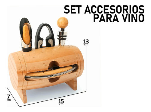SET X 3 ACCESORIOS DE VINO 57916767