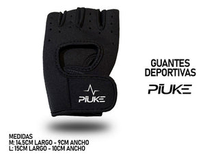 GUANTE GYM NEOPRENE PIUKE 18412B